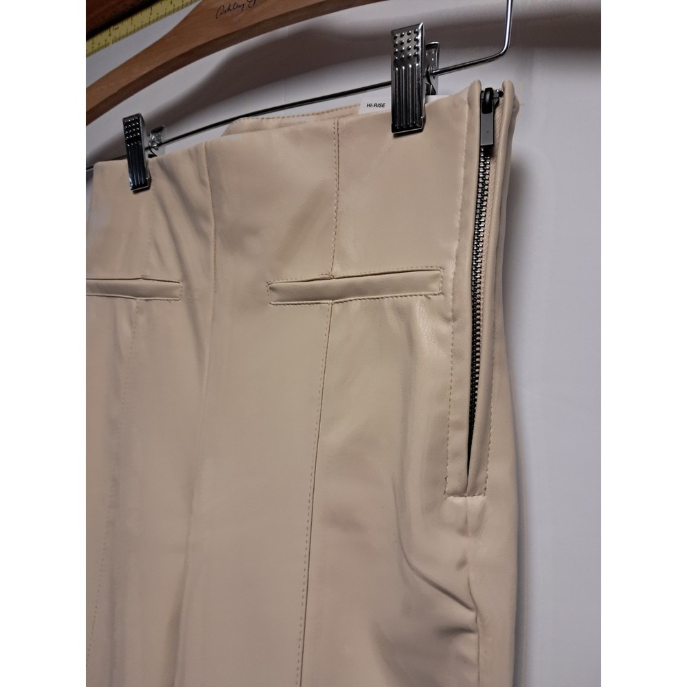 Zara Cream Colored Hi-Rise Leggings-size XS - Picture 5 of 7